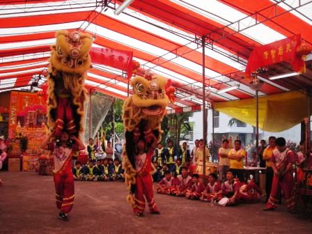 lion dance mazu birthday