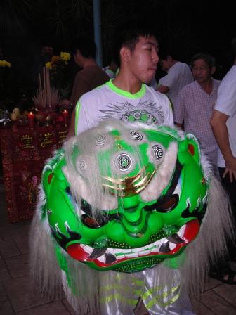 green lion