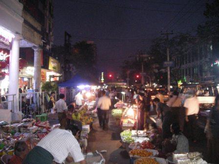 chinese new year in yangon chinatown