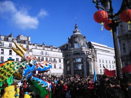 chinese new year parade in paris